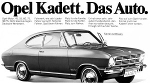 Opel Kadett. Das Auto.