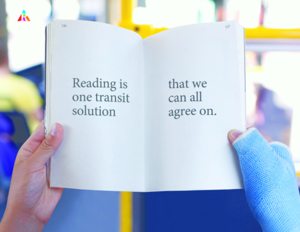 national reading campaign reading is one transit solution tha we can all agree on