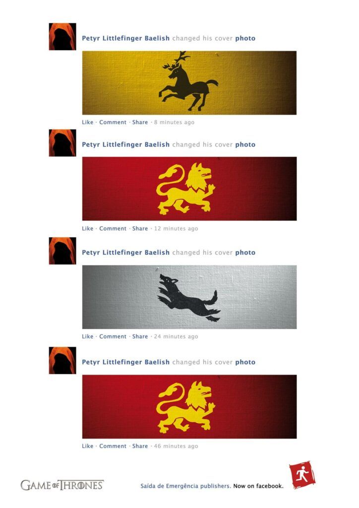 Saída de Emergência game of thrones