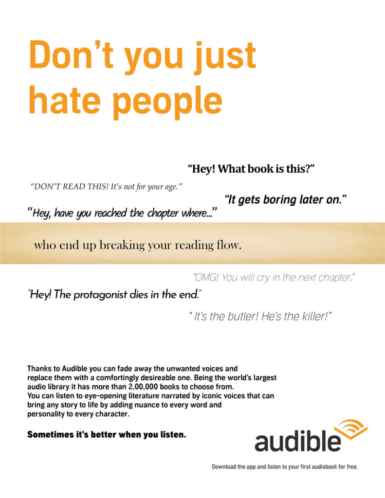 audible sometimes it s better when you listen 3