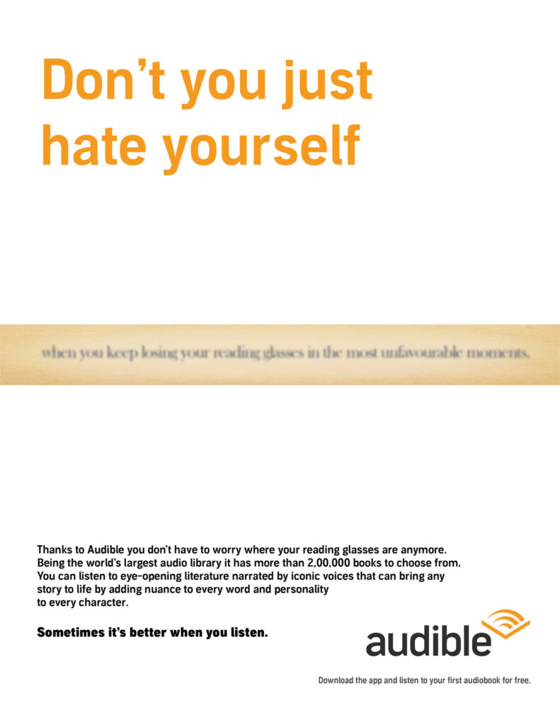 audible sometimes it s better when you listen 4
