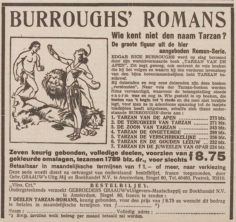 burroughs'romans tarzan