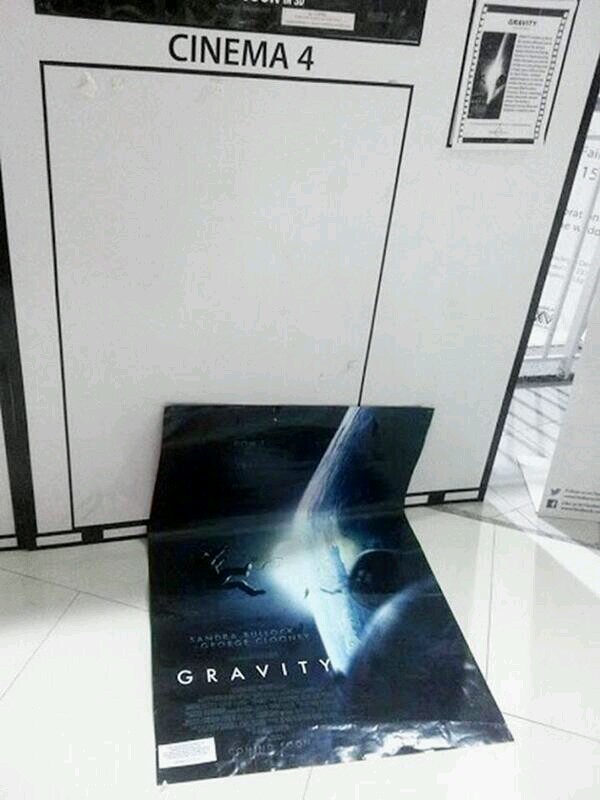 Filmposter Gravity