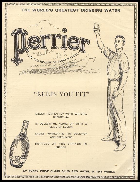 Perrier champagne of table waters