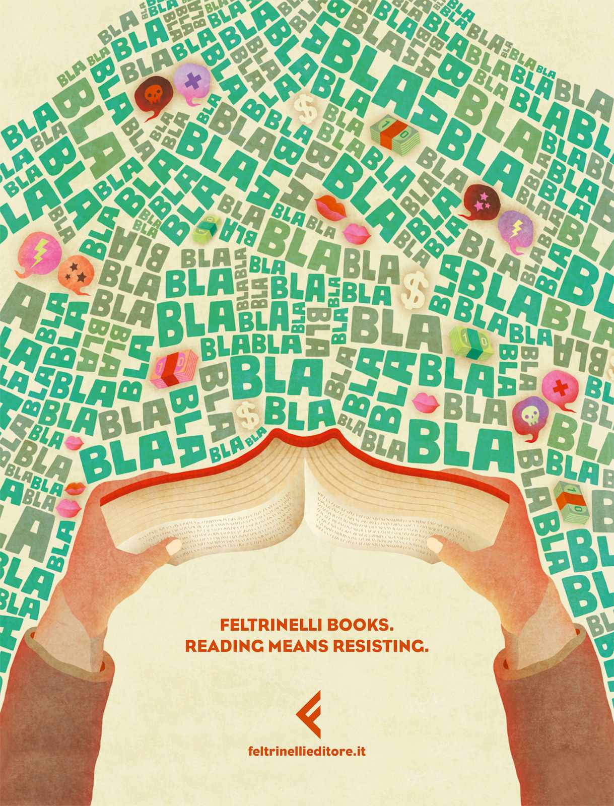 Reading means resisting. Feltrinelli Books