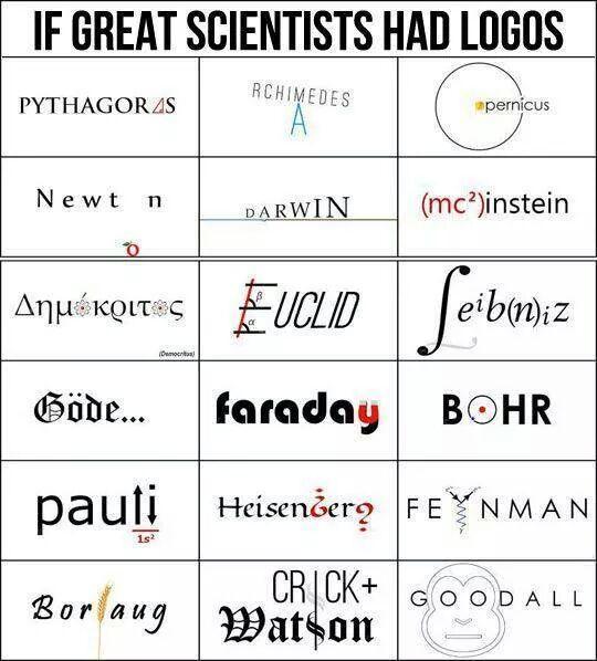 if great scientist had logos