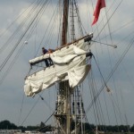 clipper stad amsterdam zeil opdoeken SAIL-In parade