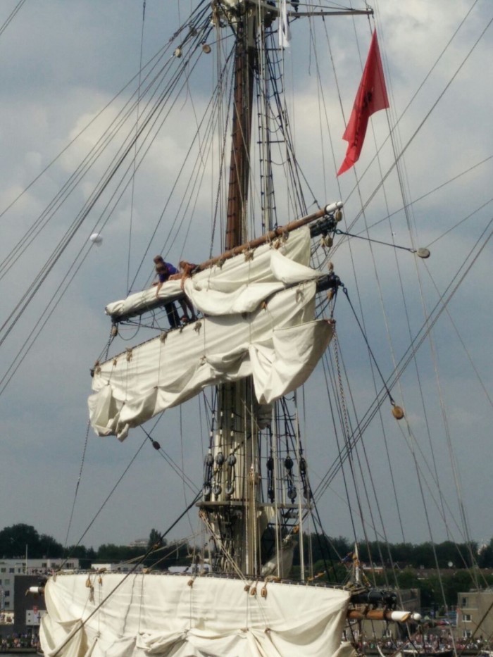 clipper stad amsterdam zeil opdoeken SAIL-In parade