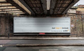 audible just hear it instead 3 long text billboard